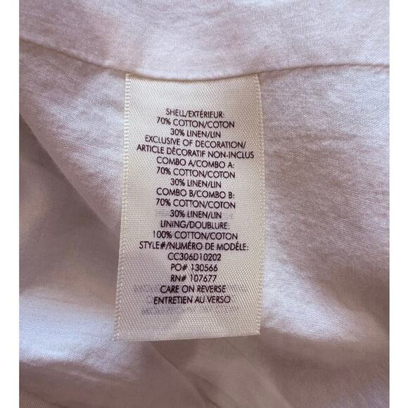 Alice + Olivia Macey Embroidered Cotton Linen Blazer Republic Geo Green Size 2 - Picture 15 of 16